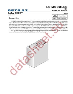 G4AD3 datasheet  